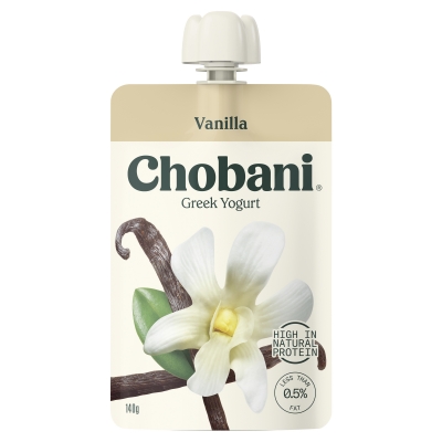 Chobani Yoghurt Pouch Vanilla 140g