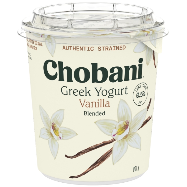 Chobani Greek Yoghurt Vanilla 907g