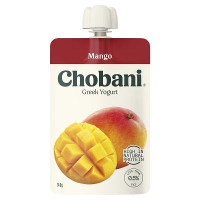 Chobani Yoghurt Pouch Mango 140g