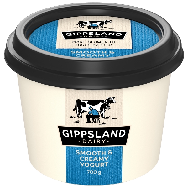 Gippsland Dairy Smooth & Creamy Yogurt 700g
