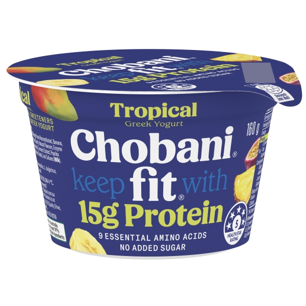 Chobani Fit Protein Yoghurt Tropical 160g