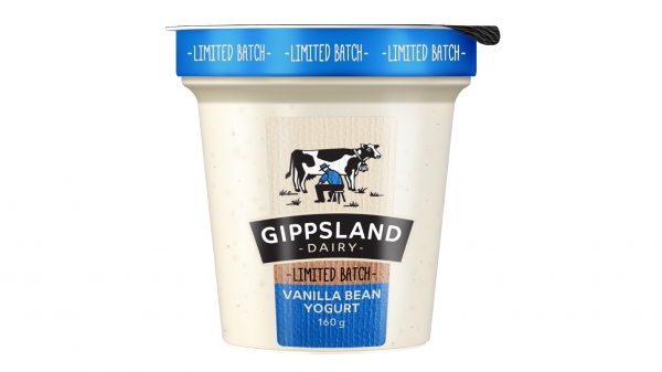 Gippsland Dairy Yoghurt Vanilla Bean 160g