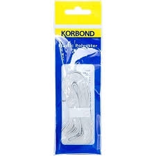 Korbond Polyester Elastic 6mm X 5 Metres White