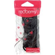 Redberry Pony Tail Small Black 30 Pack