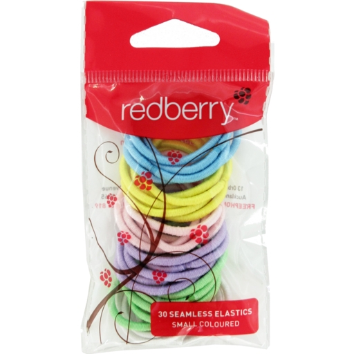 Redberry Ponytail Ties Small Colour 30 Pack