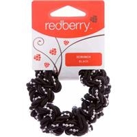 Redberry Scrunchie Black