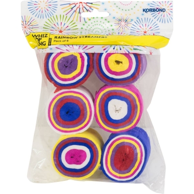 Korbond Streamer Rainbow 6 Pack