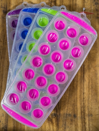 Ice Cube Tray Soft Bottom Asst Colours