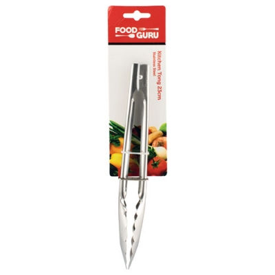 Food Guru Stainless Steel Tong 23cm