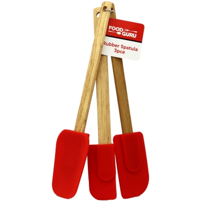 Food Guru Spatula Rubber 3 Piece