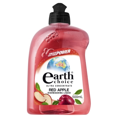 Earth Choice Ultra Dishwashing Liquid Red Apple 500ml