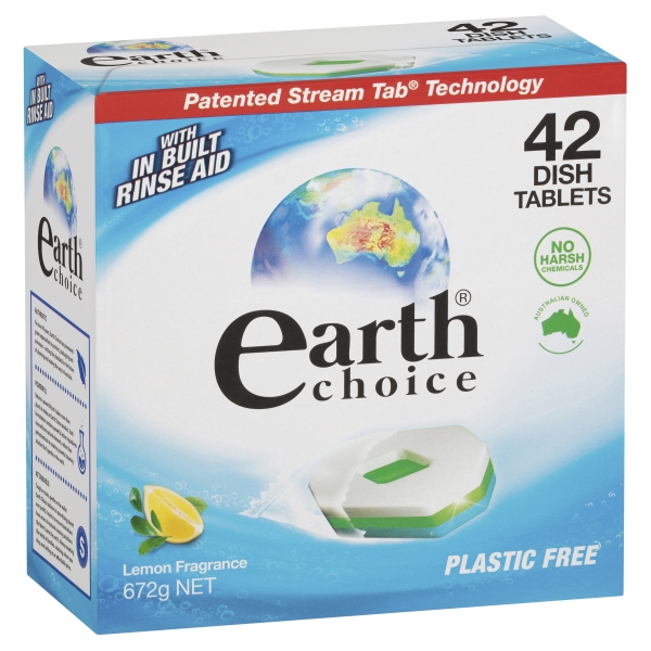 Earth Choice Dishwasher Tablets Lemon 42 Pack