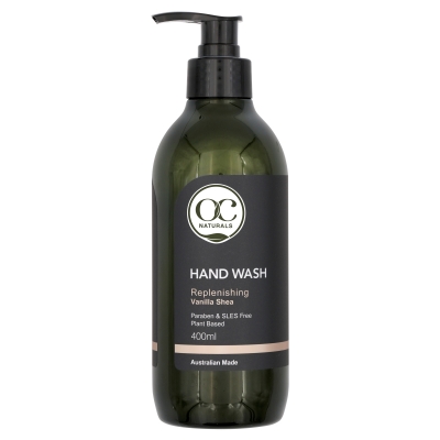 OC Naturals Liquid Hand Wash Vanilla Shea Pump 400ml