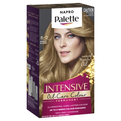 Napro Palette Intensive Permanent Hair Colour Medium Blonde #8.0