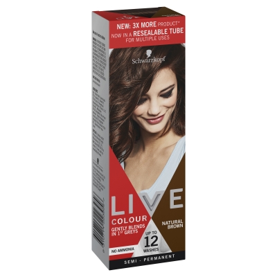Schwarzkopf Live Colour Semi Permanent Natural Brown