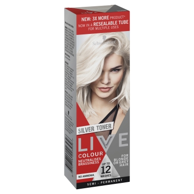 Schwarzkopf Live Colour Semi Permanent Silver Toner