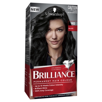 Schwarzkopf Brilliance Permanent Hair Colour Black #90