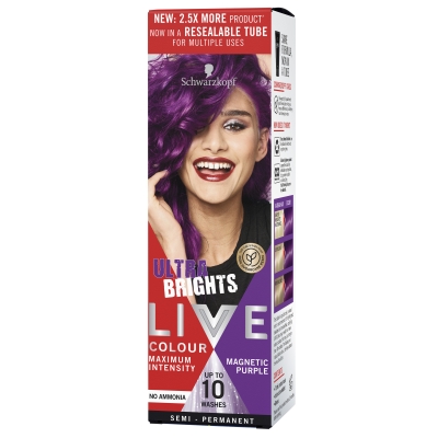Schwarzkopf Live Colour Ultra Brights Magnetic Purple 75ml