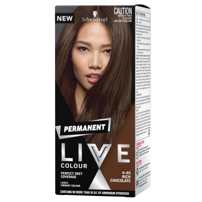 Schwarzkopf Live Colour Permanent Chocolate 4.45 Rich