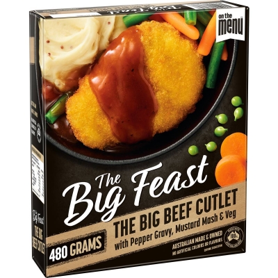 On The Menu The Big Feast Beef Cutlet 480g