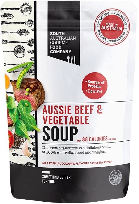 South Australian Gourmet Food Company Soup Beef & Vegetable 430g