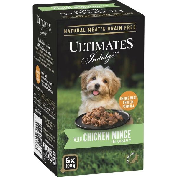 Ultimate Indulgence Cat Food Chicken & Gravy 6 Pack 600g