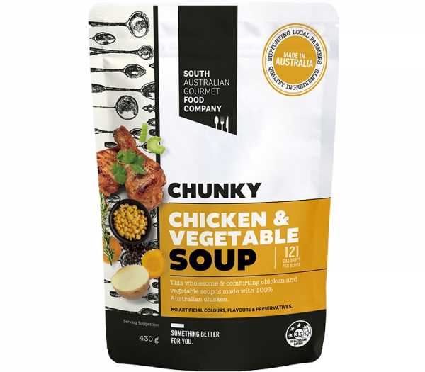 SA Gourmet Food Co Soup Chunky Chicken & Veg 430g