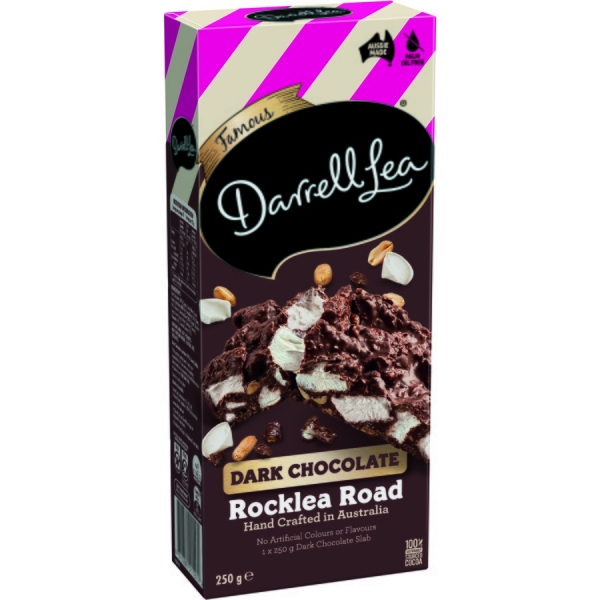 Darrell Lea Rocky Road Dark Chocolate 250g