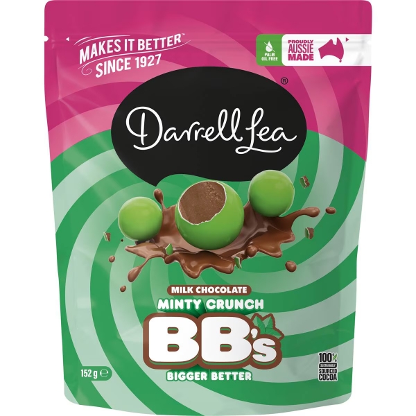 Darrell Lea BB's Minty Crunch 152g
