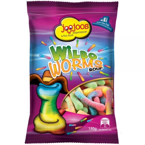 Joojoos Wilbo Worms Sour 150g