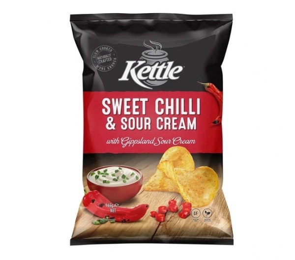 Kettle Chips Sweet Chilli & Sour Cream 165g