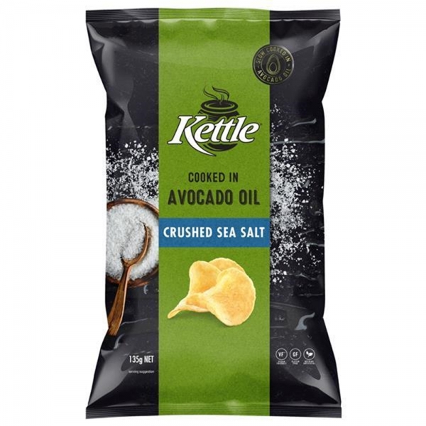 Kettle Chips Avocado Oil Sea Salt 135g
