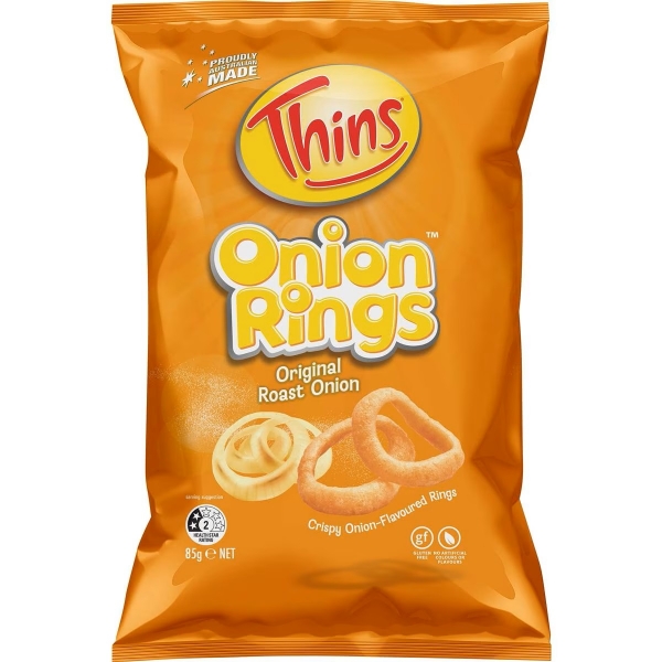 Thins Onion Rings Roast Onion 85g