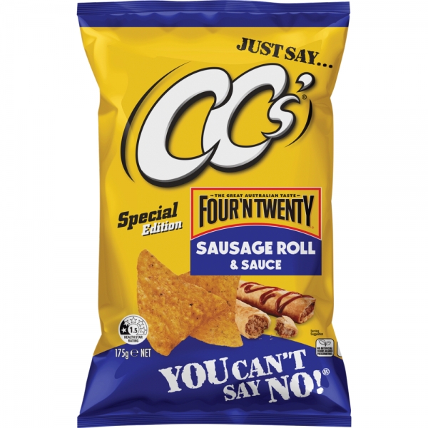 CC's Corn Chips Sausage Roll & Sauce 175g