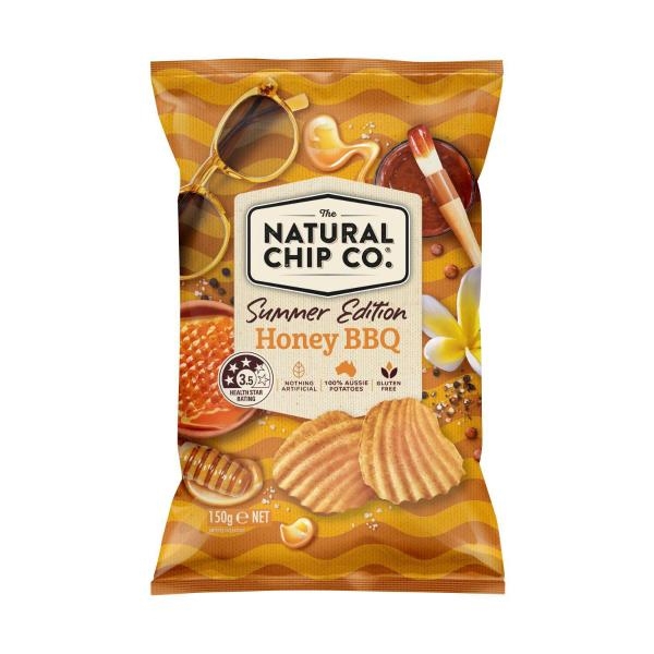 Natural Chip Company Honey BBQ Chips 150g