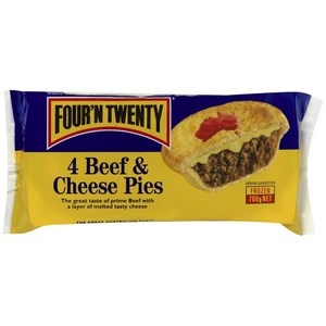Four N Twenty Pies Beef & Cheese 4 Pack 700g