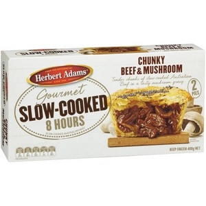 Herbert Adams Chunky Beef & Mushroom Pies 400g