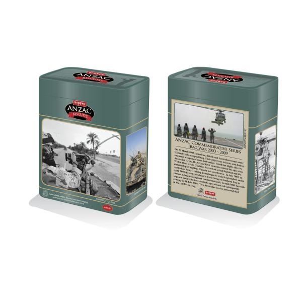 RSL ANZAC Biscuit Tin Iraq War 2003-2009 450g