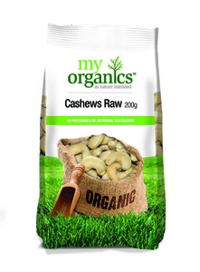 My Organics Cashews Raw 200g