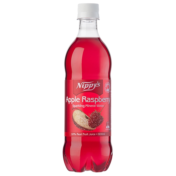 Nippy's Apple & Raspberry Mineral Water 600ml
