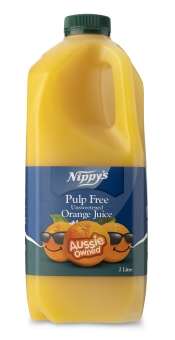 Nippy's Orange Unsweetened Pulp Free Juice 2lt
