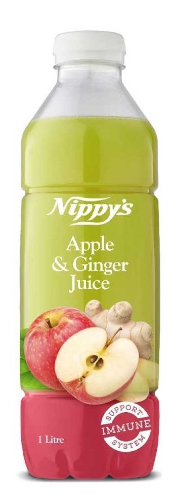 Nippy's Apple & Ginger Cold Pressed Juice 1lt