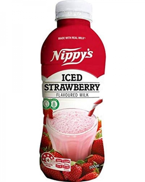 Nippy's Iced Strawberry Flavoured Milk 500ml