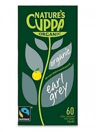 Natures Cuppa Organic Earl Grey Teabags 60 Pack