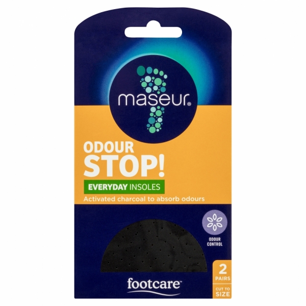 Footcare Insoles Odour Stop Everyday 2 Pack