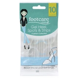 Footcare Gel Heel Spots & Strips 10 Pack