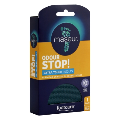 Footcare Insoles Odour Stop Extra Tough 1 Pair