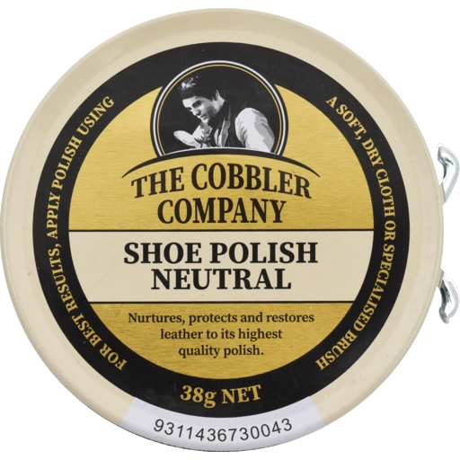 The Cobbler Company Shoe Polish Neutral 38g