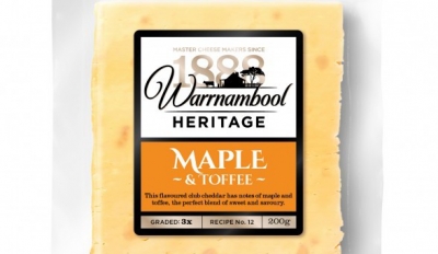 Warrnambool Cheese Cheddar Maple 200g