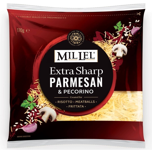 Mil Lel Parmesan Cheese Extra Sharp 170g